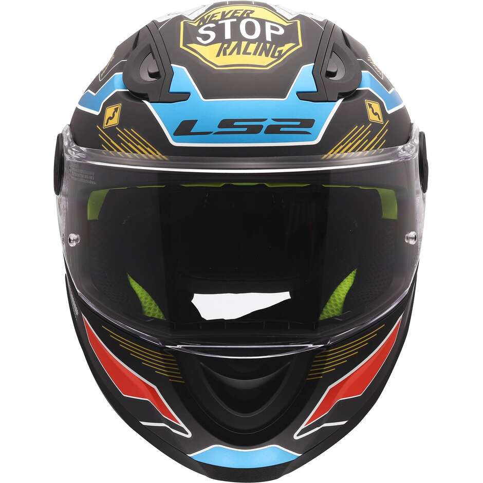 LS2 FF812 KID ZERO Integralhelm für Kinder, Grau/Rot