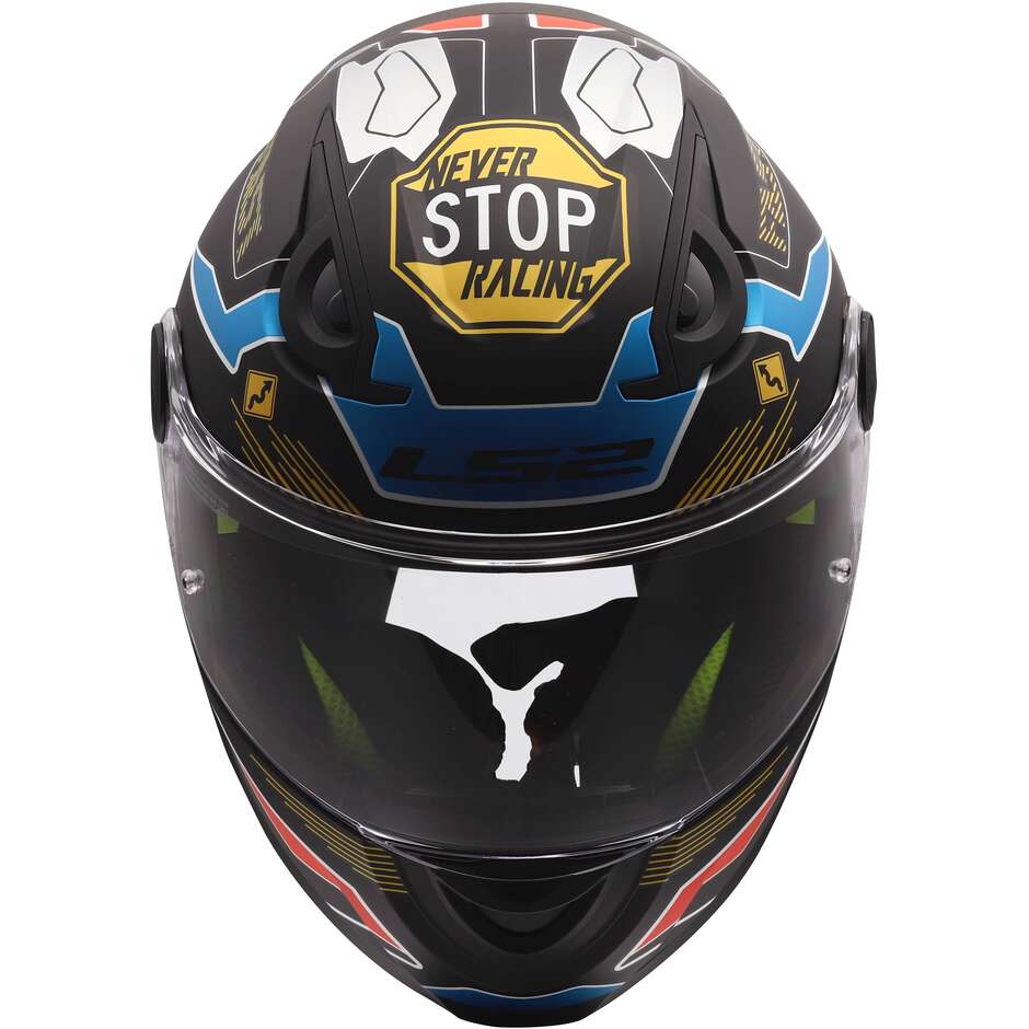 LS2 FF812 KID ZERO Integralhelm für Kinder, Grau/Rot