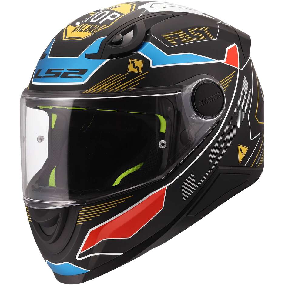 LS2 FF812 KID ZERO Integralhelm für Kinder, Grau/Rot