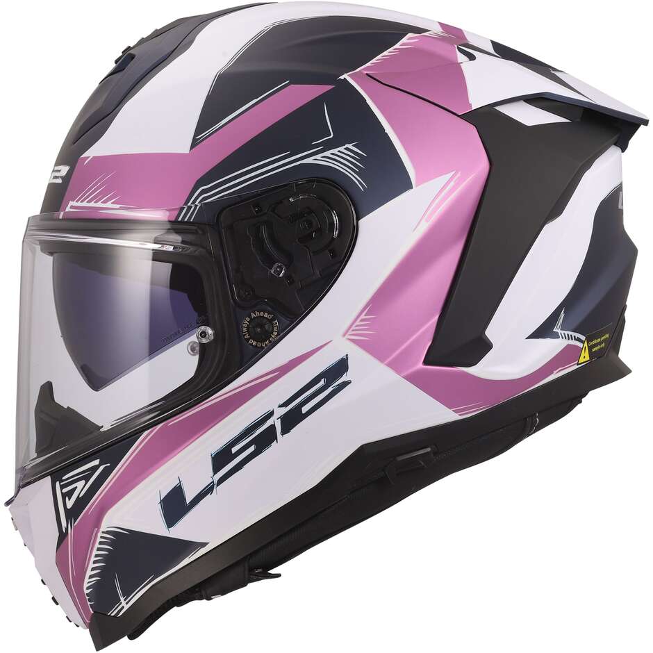 LS2 FF817 CHALLENGER II FLAMAN LAVENDER Integralhelm Motorrad