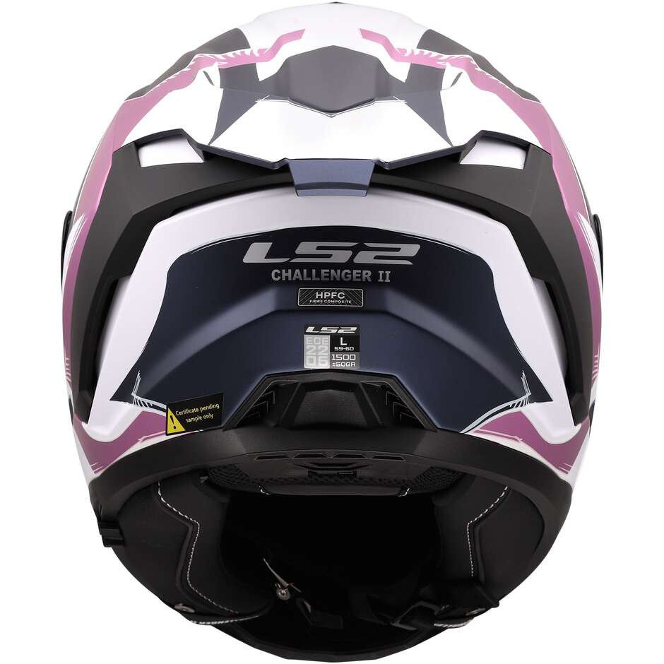 LS2 FF817 CHALLENGER II FLAMAN LAVENDER Integralhelm Motorrad