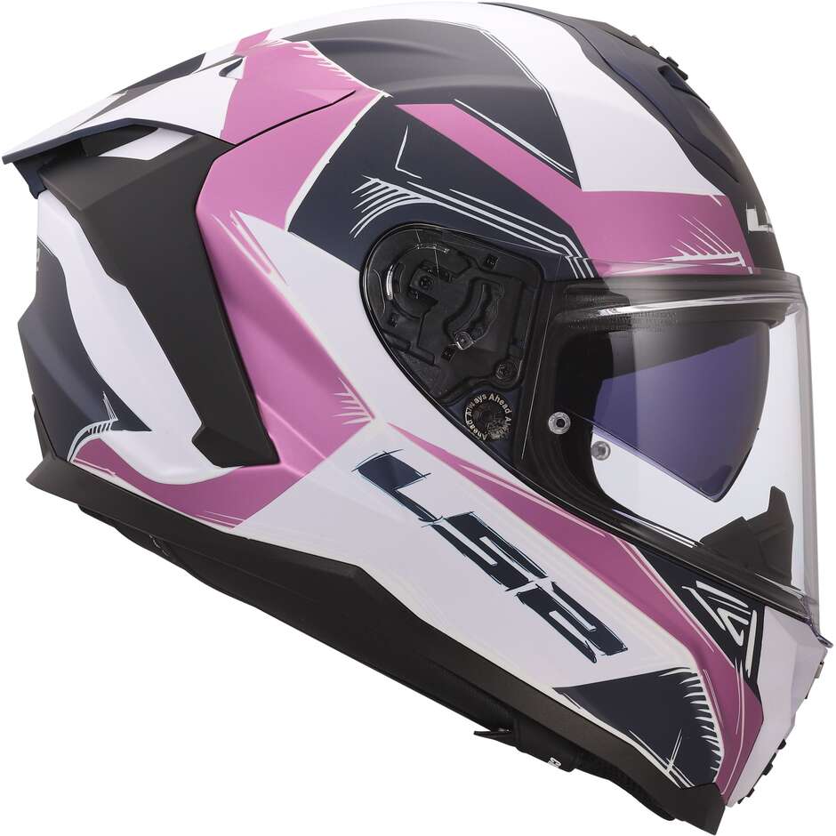 LS2 FF817 CHALLENGER II FLAMAN LAVENDER Integralhelm Motorrad