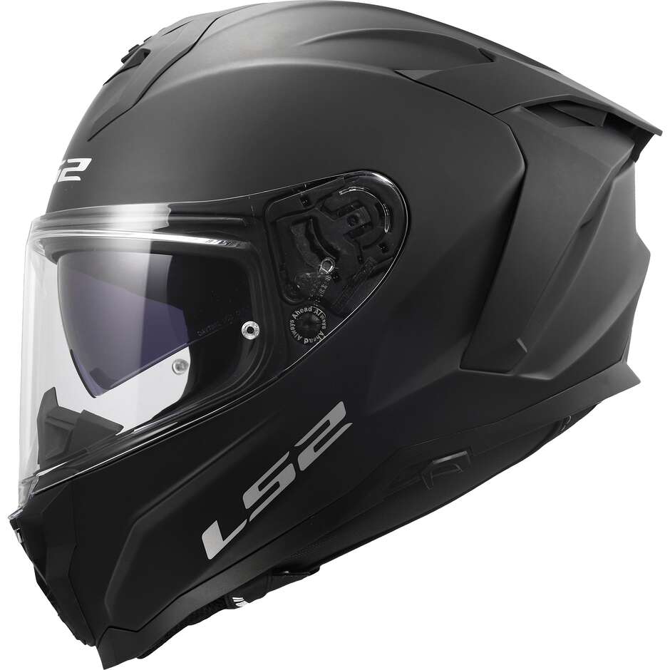 LS2 FF817 CHALLENGER II SOLID Full Face Motorcycle Helmet, Matte Black