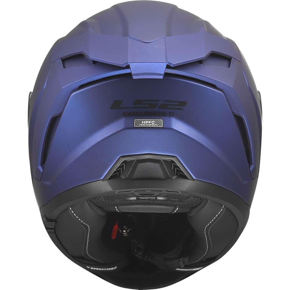 LS2 FF817 CHALLENGER II SOLID Full Face Motorcycle Helmet Matte Navy Blue