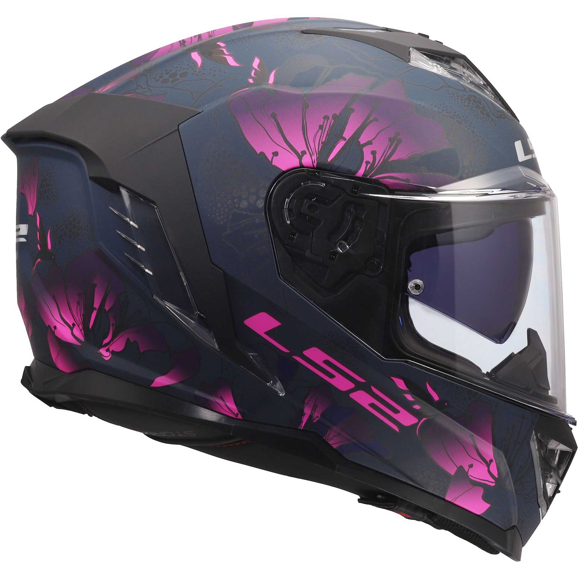 Ls2 Pink LS2 FF818 STORM III BURST Full Face Motorcycle Helmet Black Pink For ...