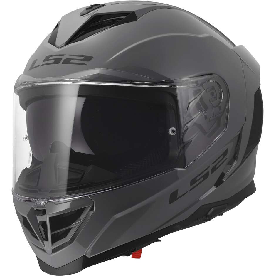 LS2 FF818 STORM III SOLID NARDO Full Face Motorcycle Helmet Grey