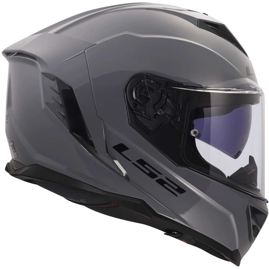 LS2 FF818 STORM III SOLID NARDO Full Face Motorcycle Helmet Grey