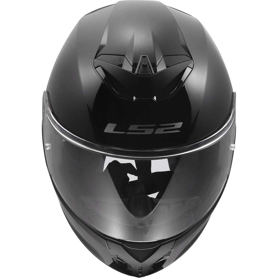 LS2 FF820 RAPID III SOLID Full Face Motorcycle Helmet Gloss Black