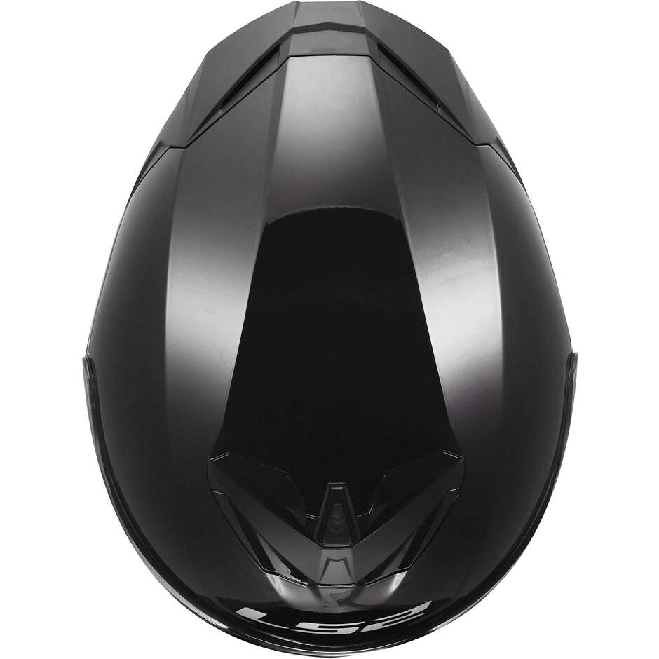 LS2 FF820 RAPID III SOLID Full Face Motorcycle Helmet Gloss Black