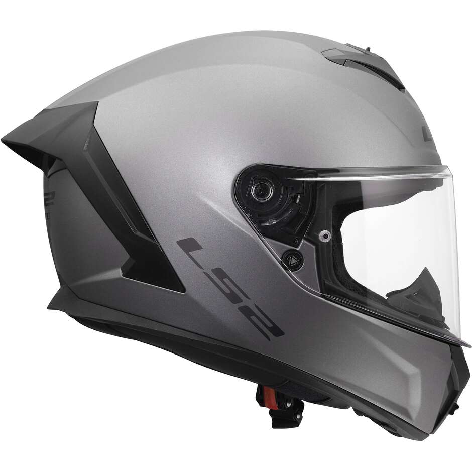 LS2 FF820 RAPID III SOLID Integralhelm für Motorradfahrer, matt, Titan