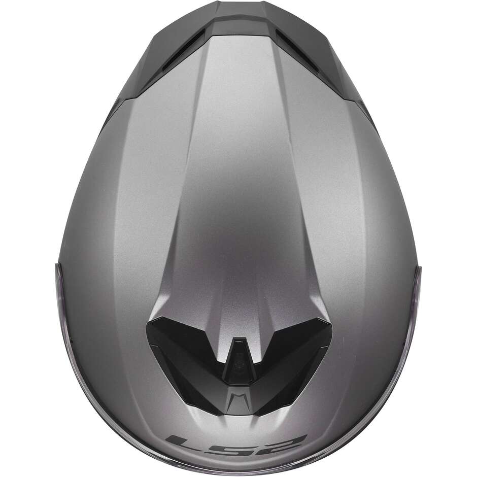 LS2 FF820 RAPID III SOLID Integralhelm für Motorradfahrer, matt, Titan