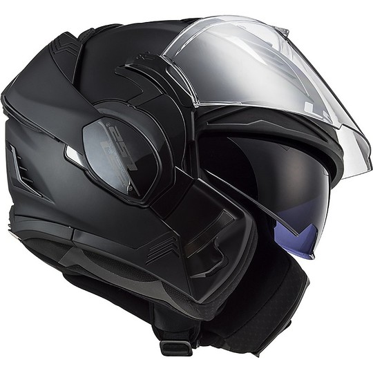 Ls2 FF900 VALIANT 2 Foldable Modular Helmet Solid Glossy Black