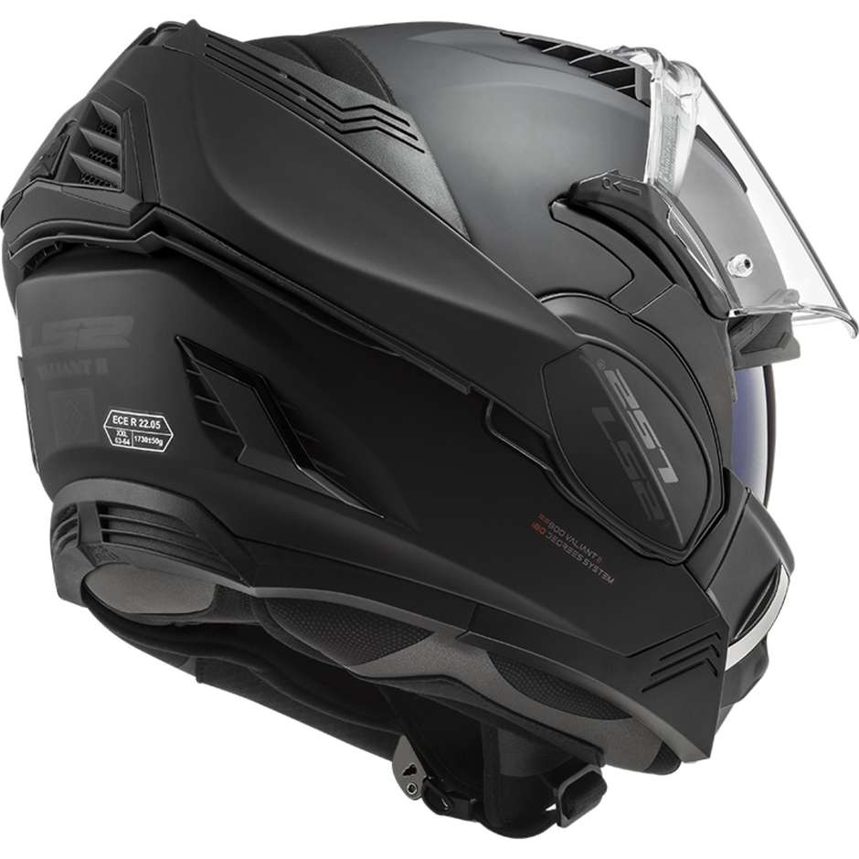 Ls2 FF900 VALIANT 2 Noir Modular Tipper Helmet Matte Black