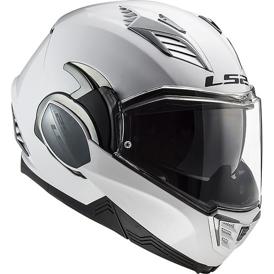Ls2 FF900 VALIANT 2 Solid White Folding Modular Helmet