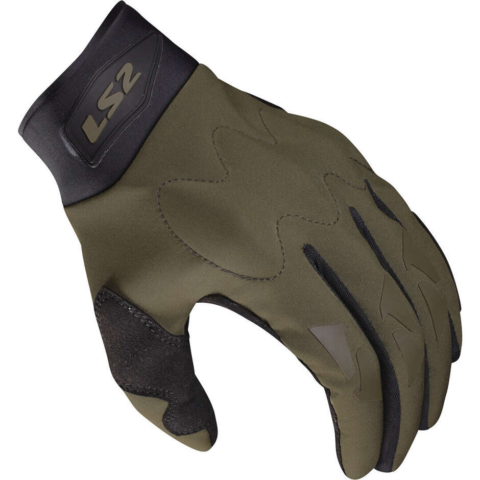 LS2 HIKER MAN Green Motorcycle Gloves