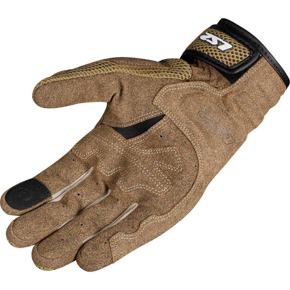 Ls2 KUBRA Braune Sommer-Motorradhandschuhe