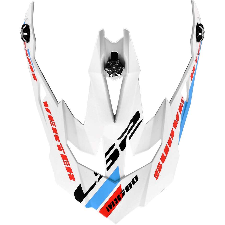 LS2 MX700 SUBVERTER STOMP Enduro Motorcycle Helmet White Blue Red