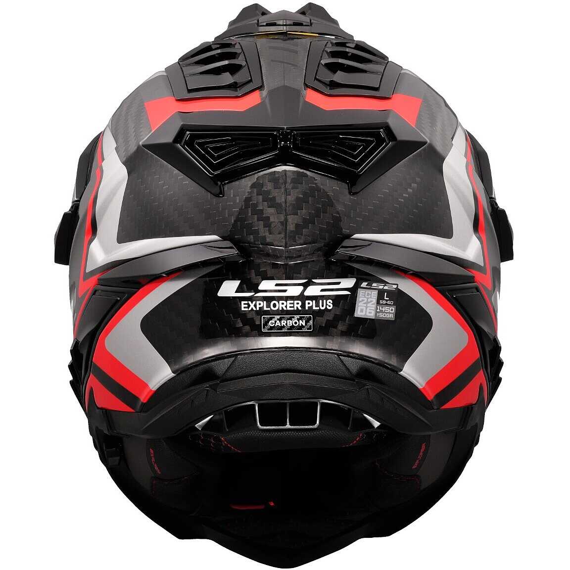 LS2 MX701 Explorer Carbon Frontier II Red