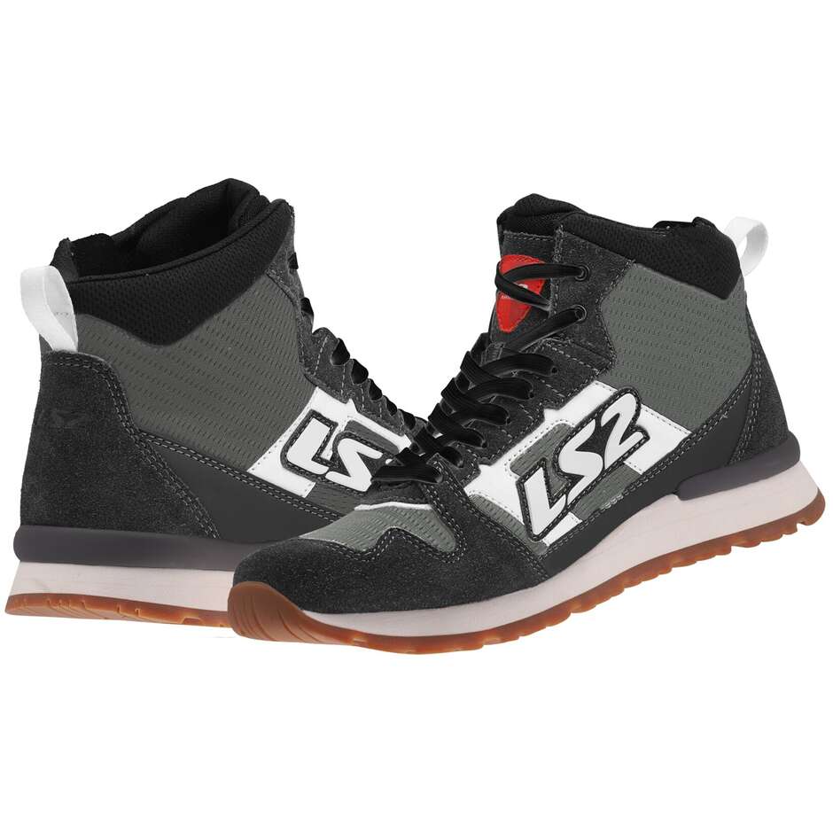 LS2 NOVA LADY Women's Motorcycle Boots Dark Grey