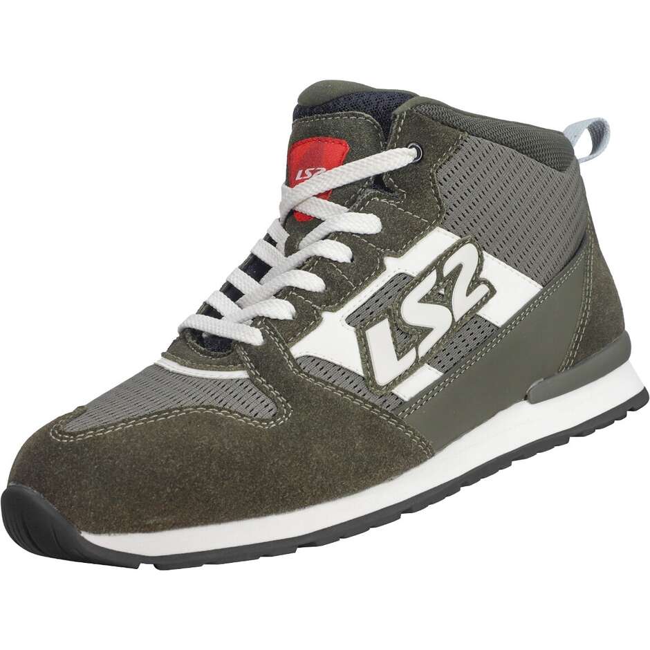 LS2 NOVA MAN Grüne Motorradstiefel