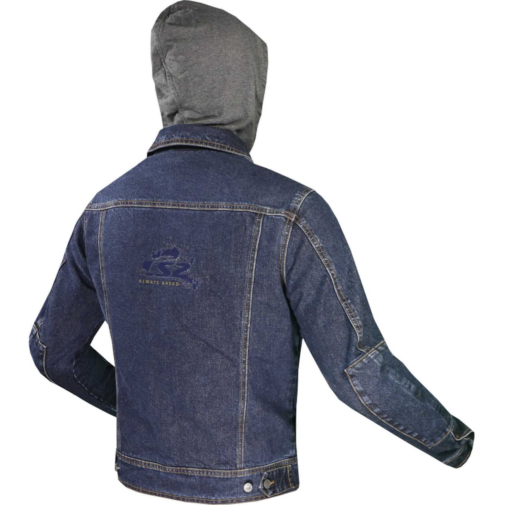 LS2 OAKY MAN Dark Blue Denim Motorcycle Jacket For Sale Online ...