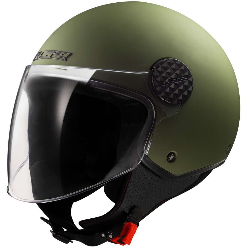 Ls2 OF558 SPHERE LUX 2 SOLID Matt Military Green Motorcycle Jet Helmet