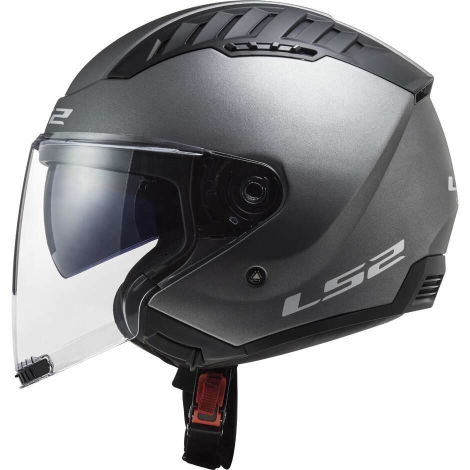 Ls2 OF600 COPTER II Matt Titanium Jet Motorcycle Helmet