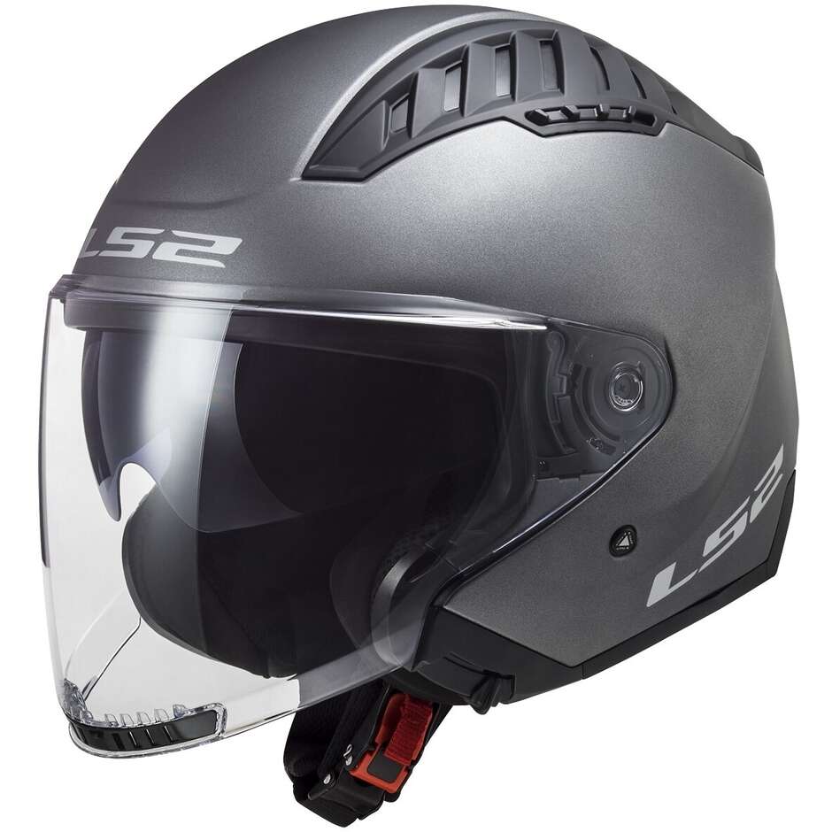 Ls2 OF600 COPTER II Matt Titanium Jet Motorcycle Helmet
