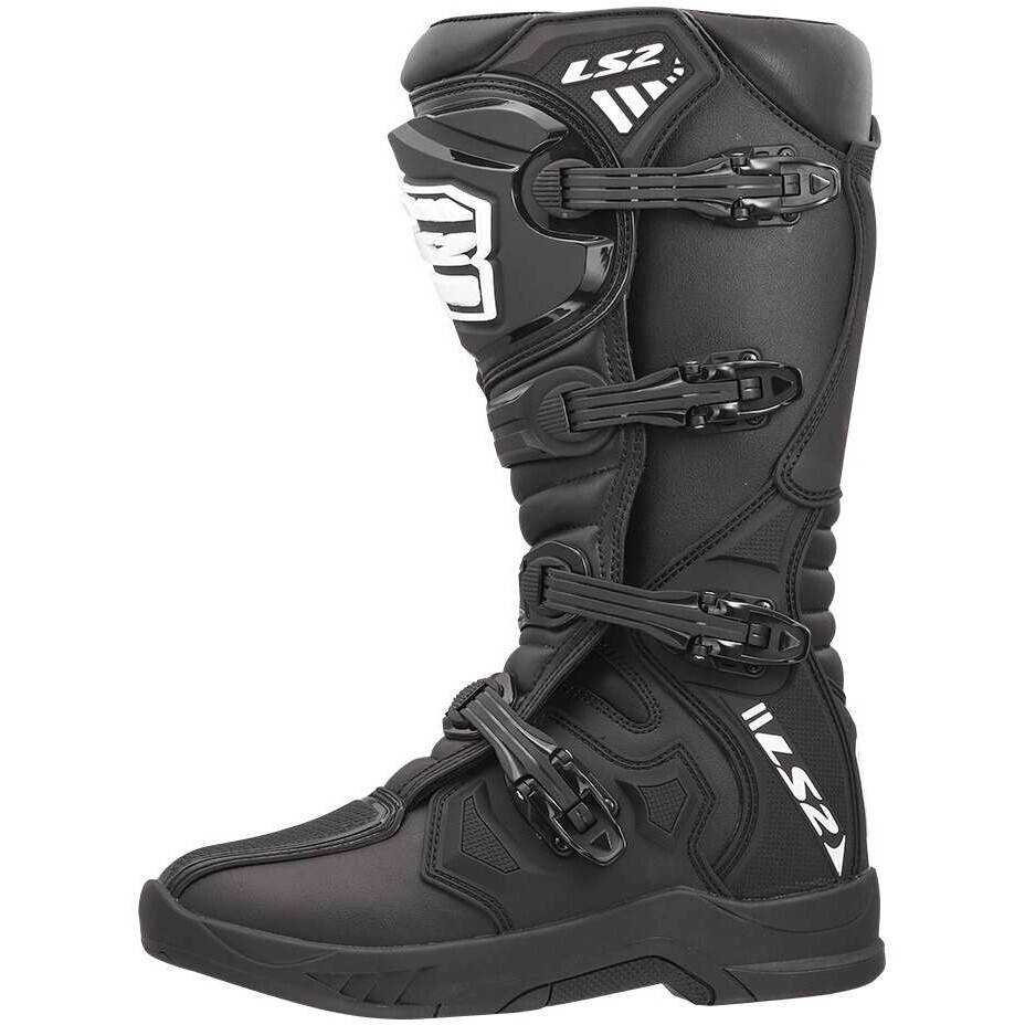 LS2 RAPTOR MAN Motorcycle Boots Black