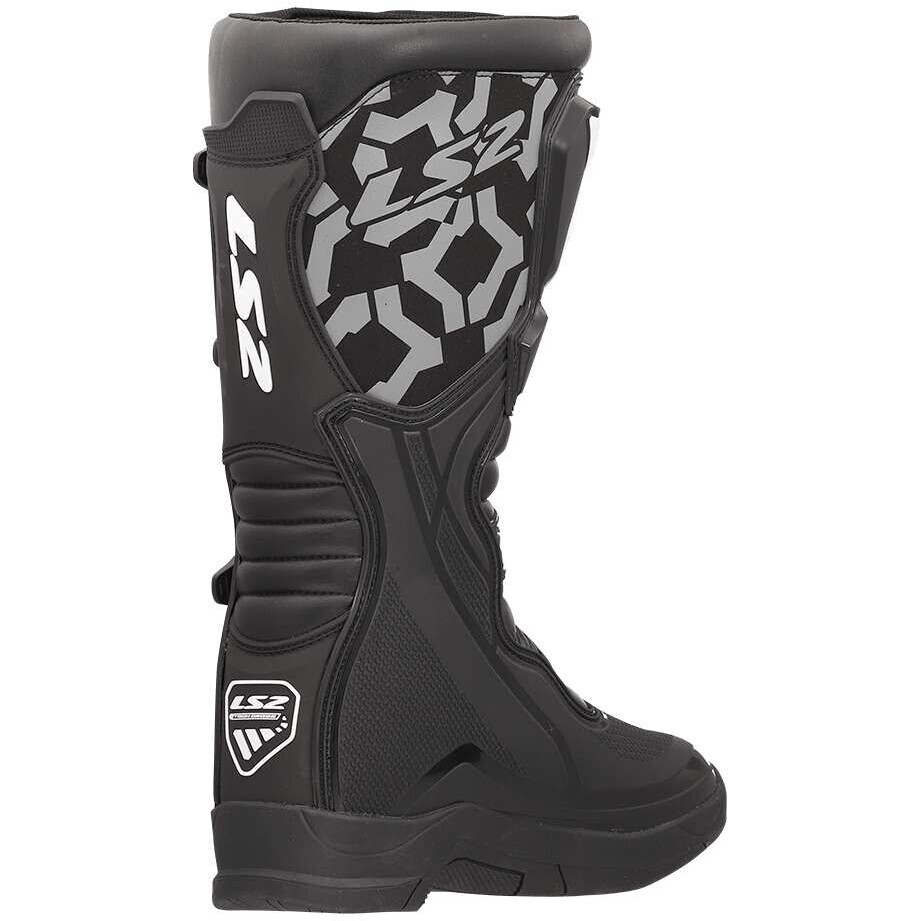 LS2 RAPTOR MAN Motorcycle Boots Black