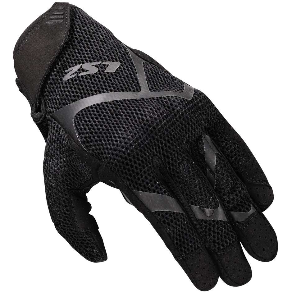 LS2 RAY II LADY Damen Motorradhandschuhe Schwarz