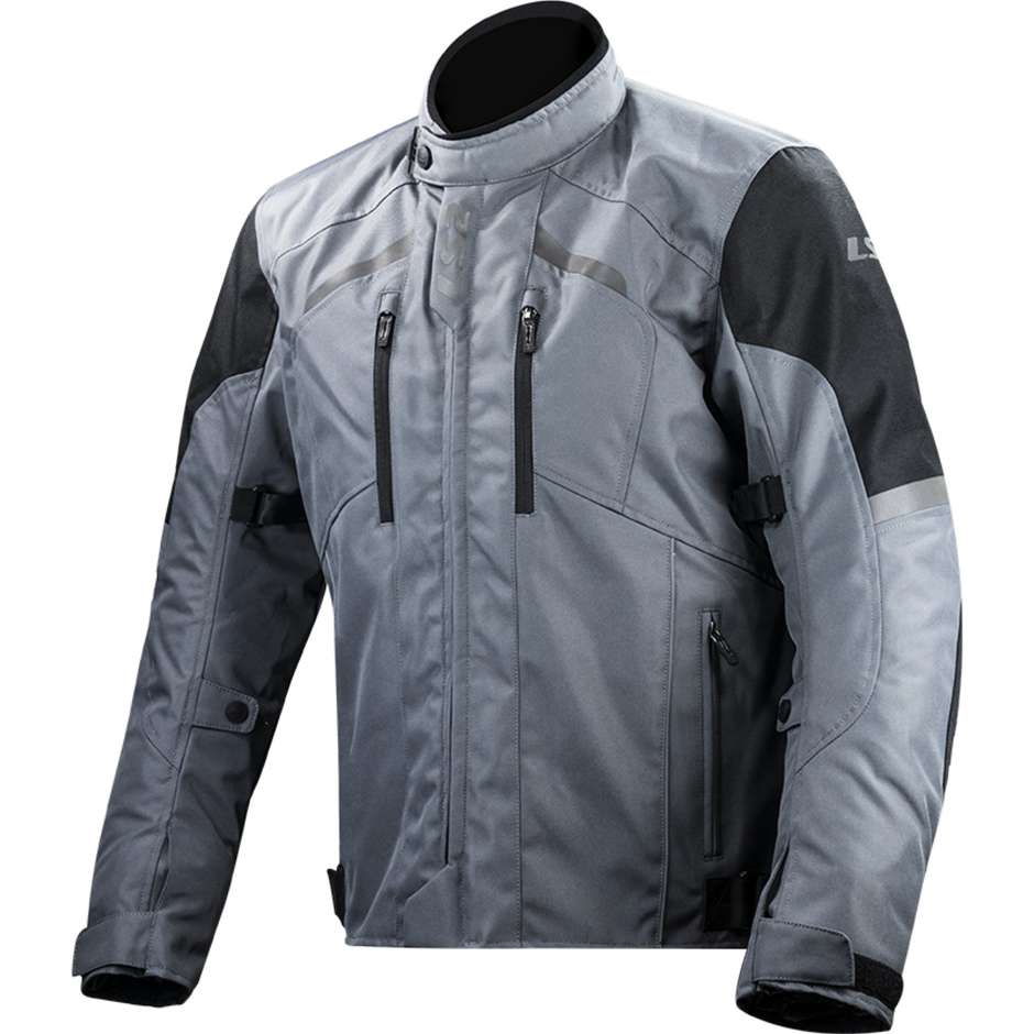 LS2 Serra Evo Man Technical Motorcycle Sport Jacket Gray Certified