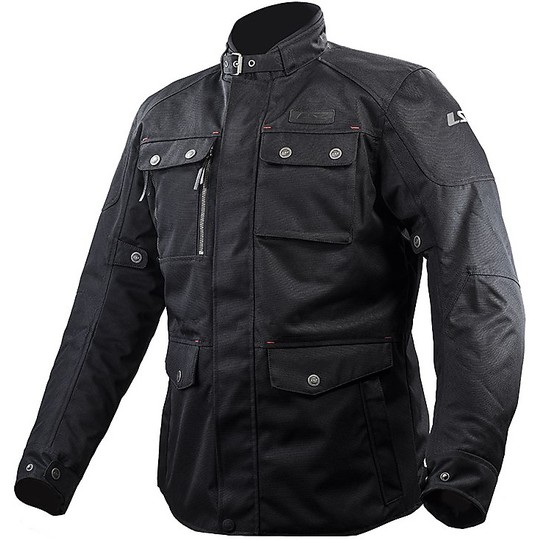 LS2 Technical Motorcycle Jacket Man Black Certified City