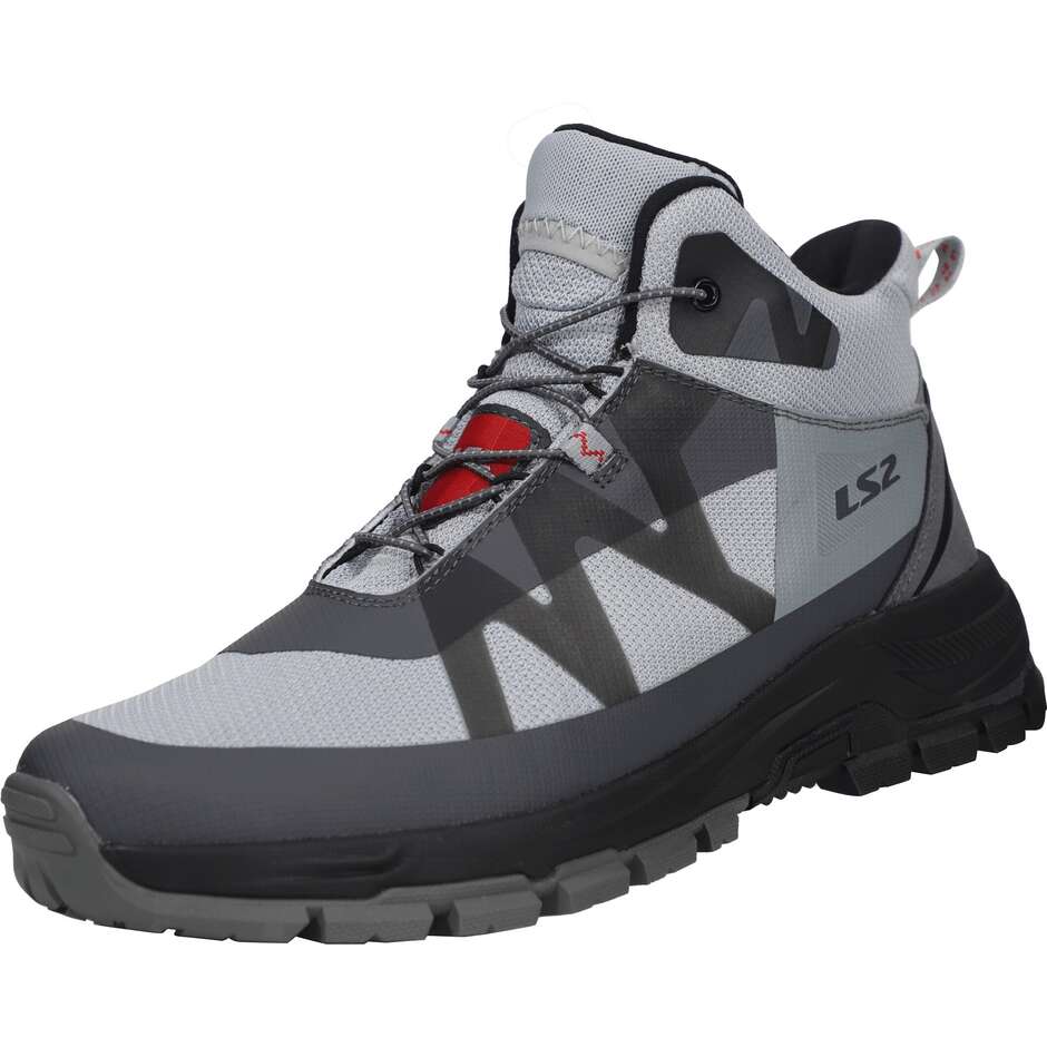 LS2 TORRENT MAN WP Light Grey Motorcycle Boots