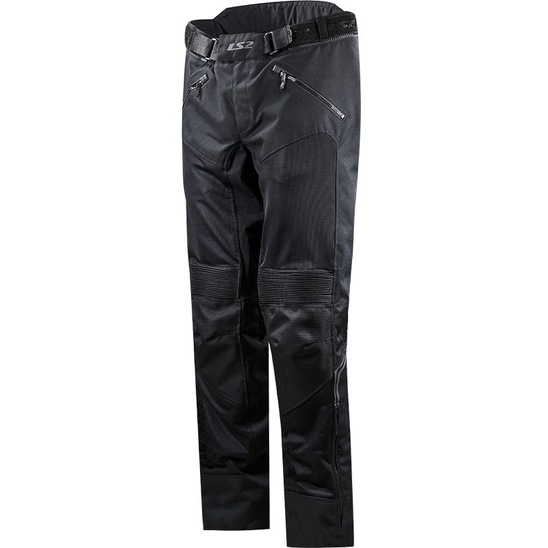 LS2 Vento Man Summer Technical Motorcycle Pants Certified Black