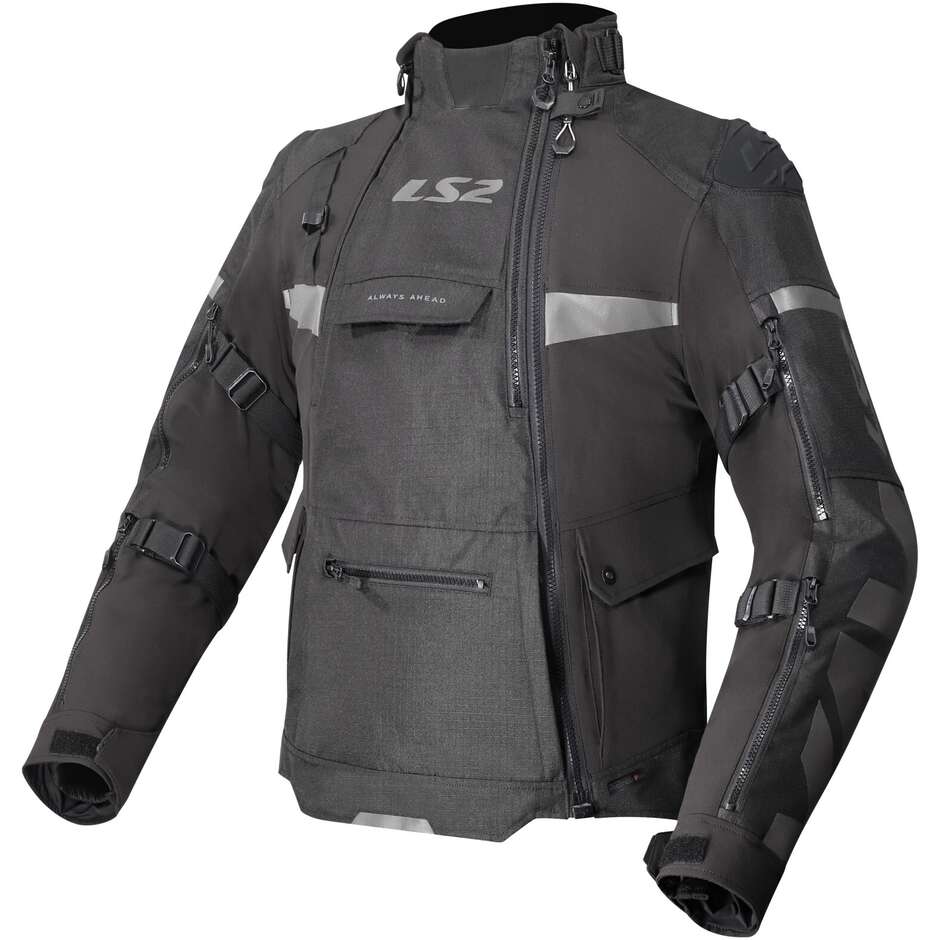 LS2 X-MASTER MAN Motorradjacke Schwarz