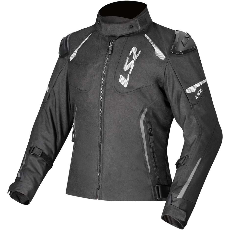 LS2 ZOOM LADY Women's Motorcycle Jacket Black
