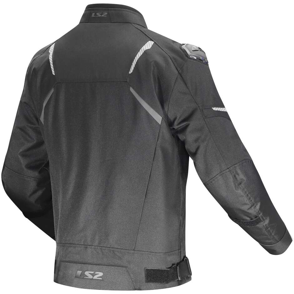 LS2 ZOOM MAN Motorradjacke Schwarz