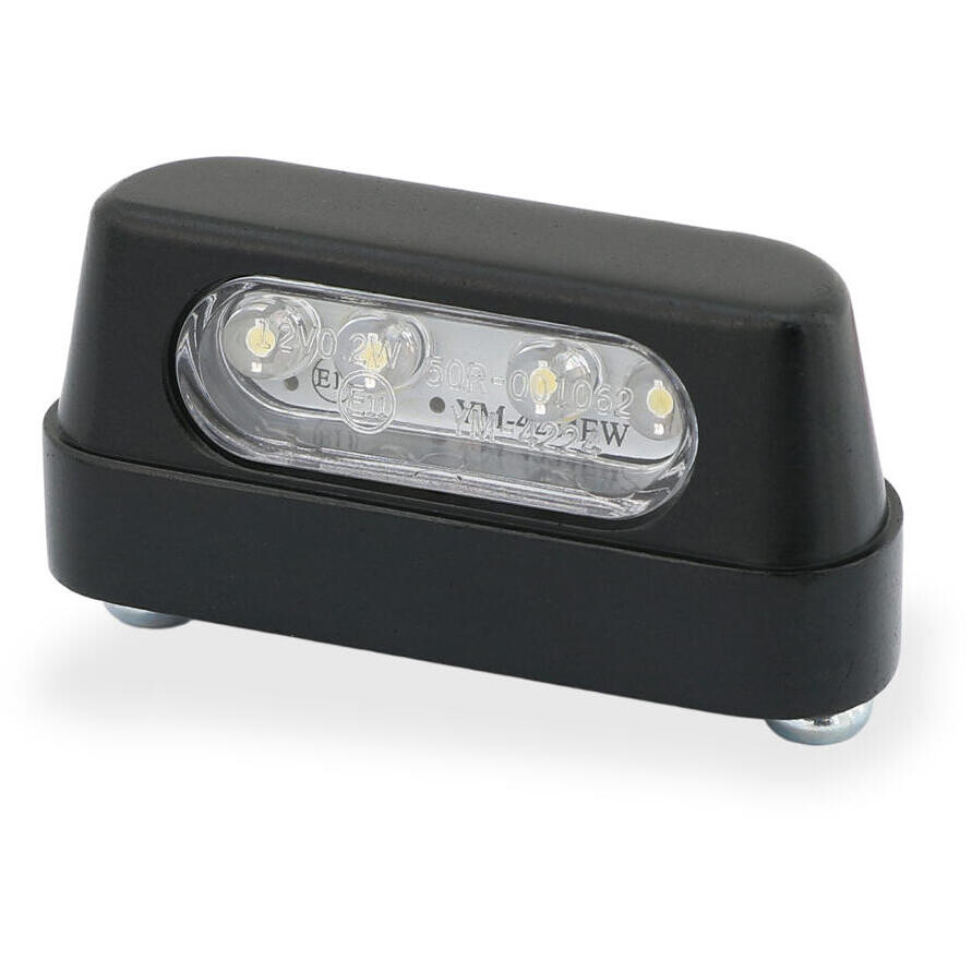 Luce targa led PRO in alluminio CNC Racing ID025B Nero