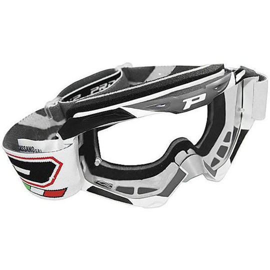 Lunettes Cross Enduro Moto Progrip 3450 Stealth Silver avec verres photochromiques