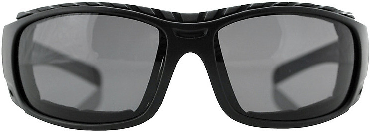 Lunettes Moto BOBSTER Night Hawk Over - Monture Noire, Verres Fumés - Unisexe - Neuve