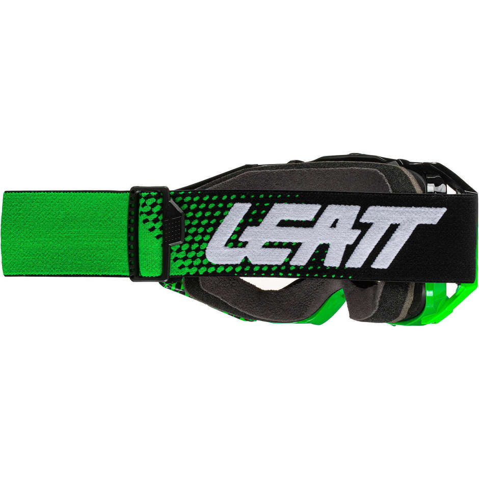 Lunettes de moto Cross Enduro Leatt Velocity 6.5 Neon Lime Gris Clair