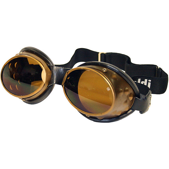 Lunette moto vintage,Casque Steampunk Vintage Goggles Lunettes de
