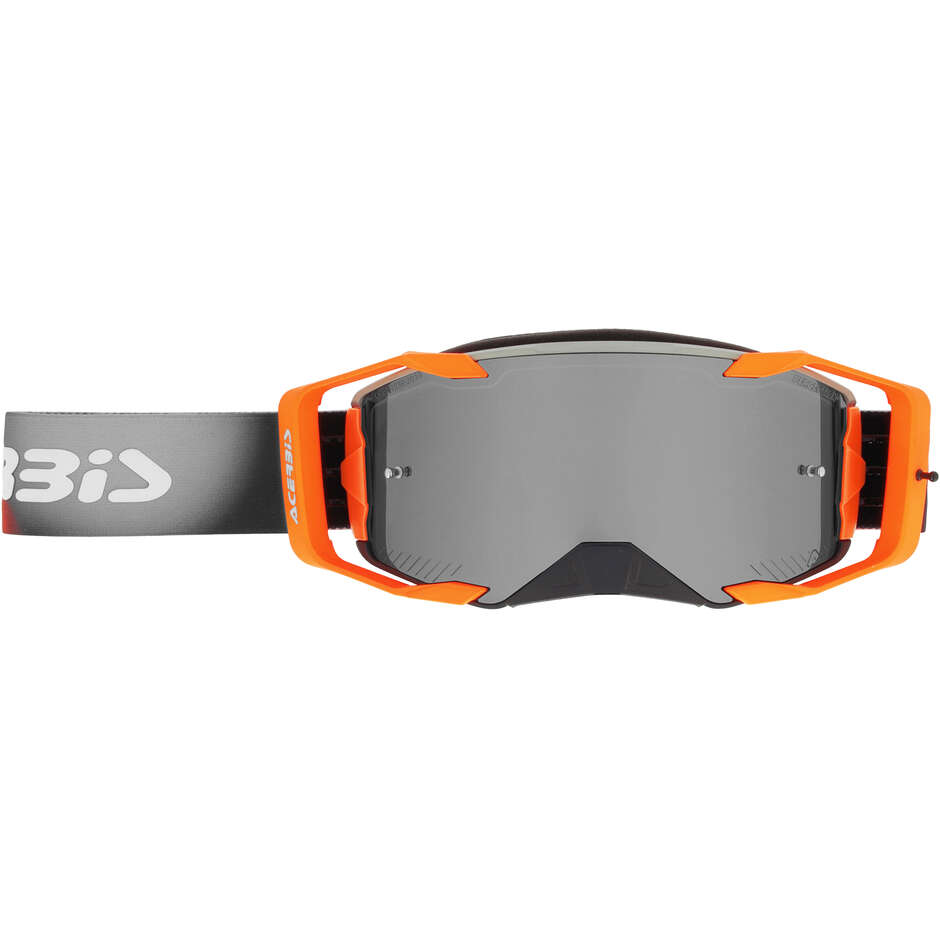 Lunettes de motocross ACERBIS VORTEX MIRROR orange et grises