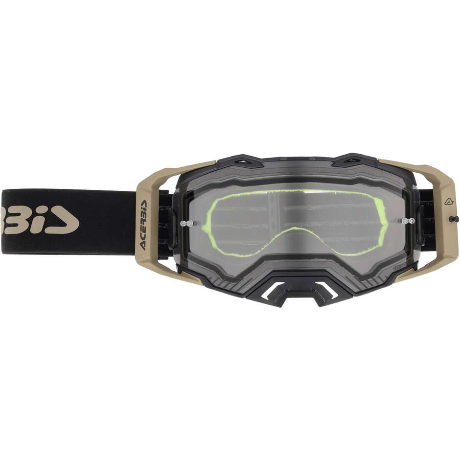 Lunettes de motocross ACERBIS VULCAN ENDURO Noir Marron