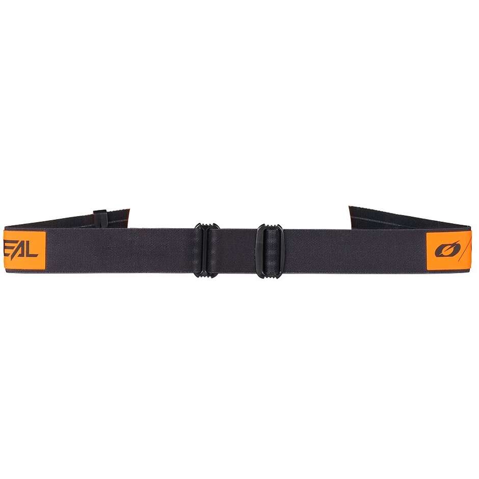 Lunettes de motocross/enduro Oneal B-22 CORE noires et oranges
