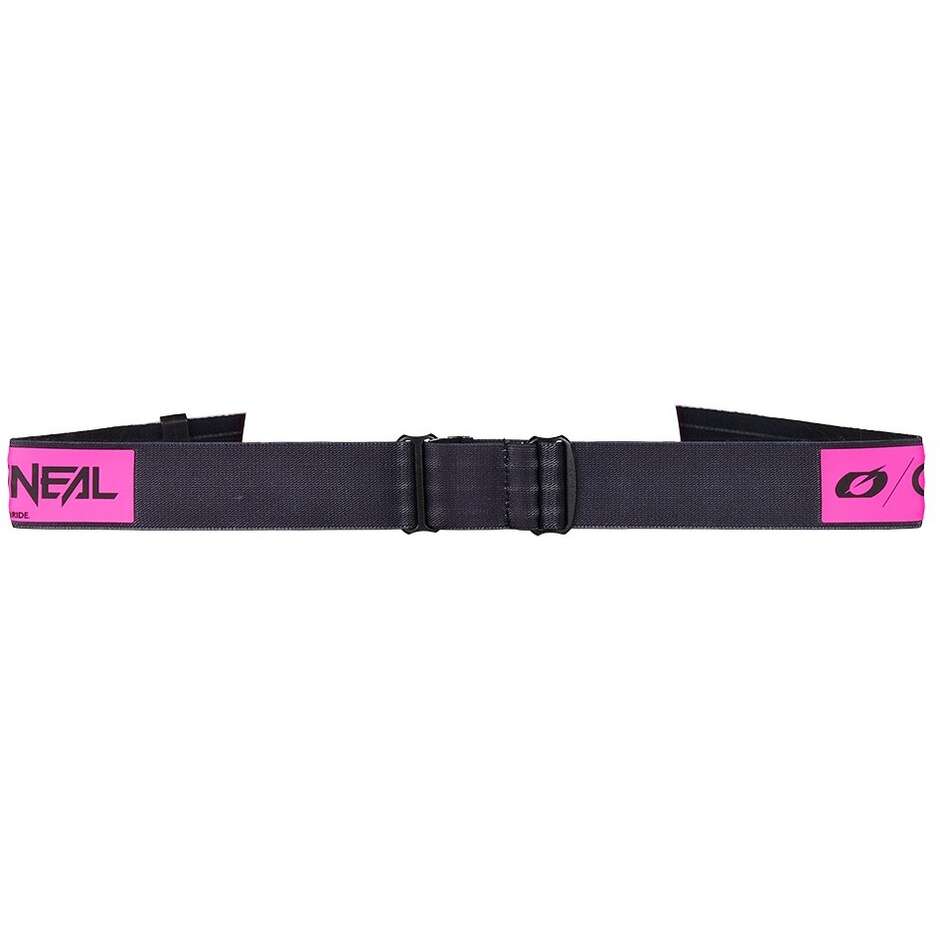 Lunettes de motocross/enduro Oneal B-22 CORE noires et roses