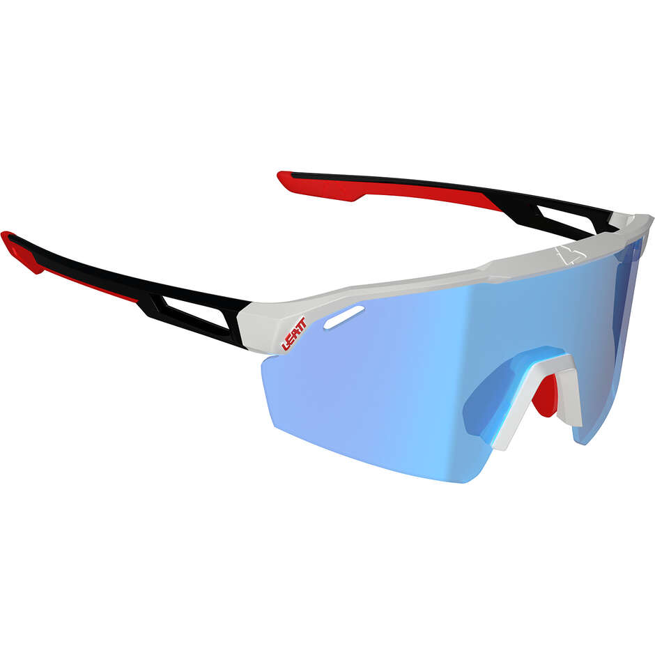 Lunettes de soleil Leatt SpeedViz Lite Iriz Cryztal, taille moyenne à grande, bleu/blanc (Iriz Cryztal Blue 10 %)