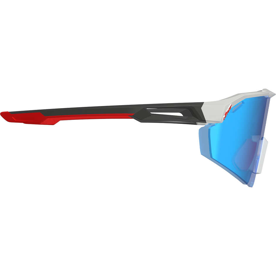 Lunettes de soleil Leatt SpeedViz Lite Iriz Cryztal, taille moyenne à grande, bleu/blanc (Iriz Cryztal Blue 10 %)