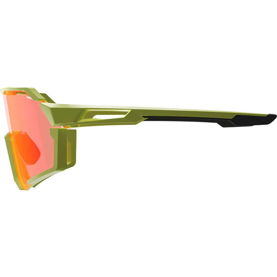 Lunettes Leatt RideViz Pro Iriz Cryztal taille S, jaune fluo (rouge 13 %)